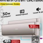 TUVIO сплит система инверторная особенности и преимущества